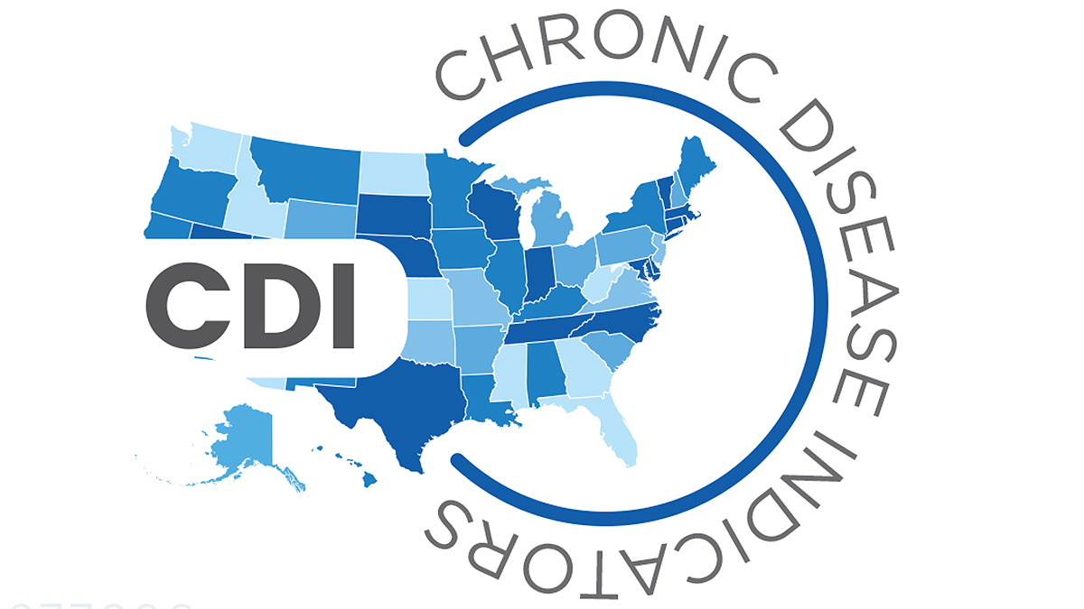 Chronic Disease Indicators (CDI) logo, which includes a map of the U.S. with states in varying shades of blue.