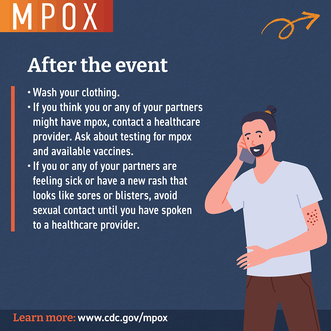 After the event monkeypox social media button