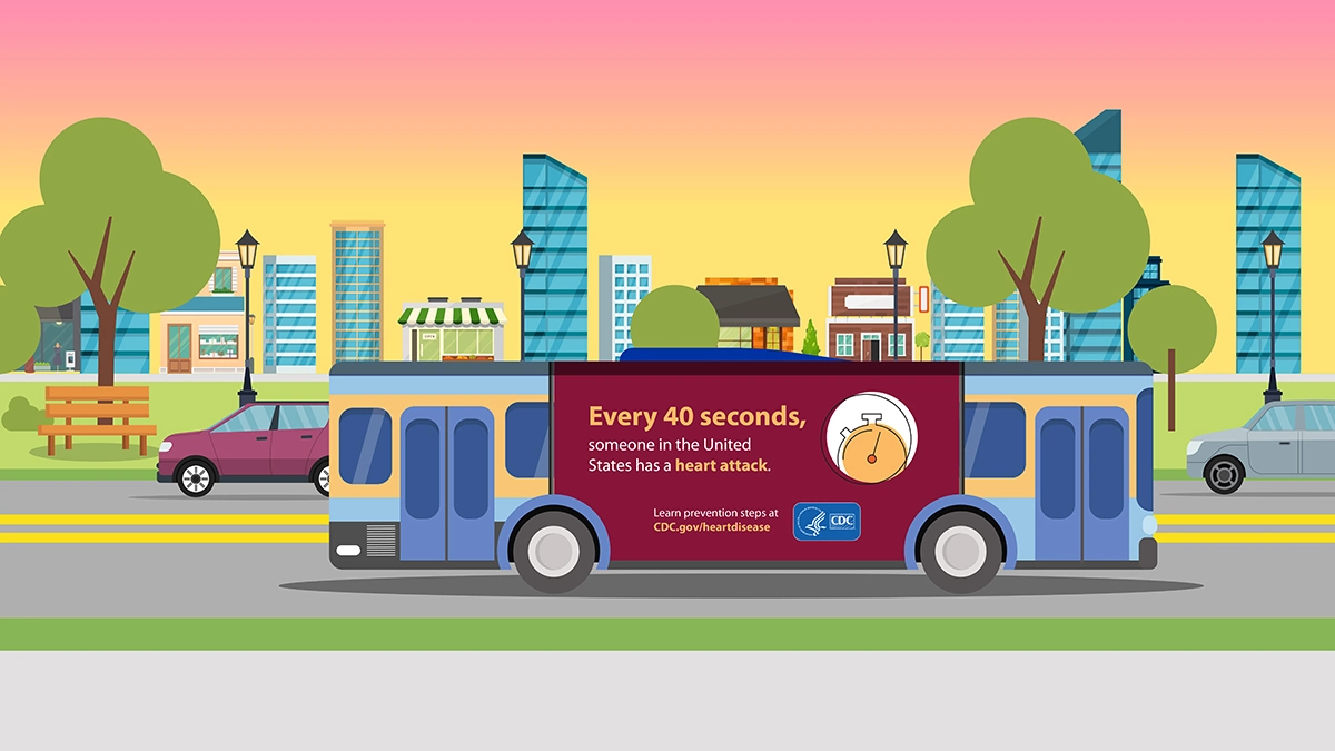 HA-signs-symptoms-social1 Every 40 seconds, someone in the United States has a heart attack. Learn prevention steps at cdc.gov/heartdisease.